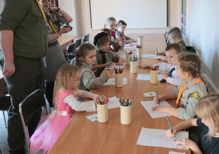 6 Rysowanie pod kierunkiem harcerzy