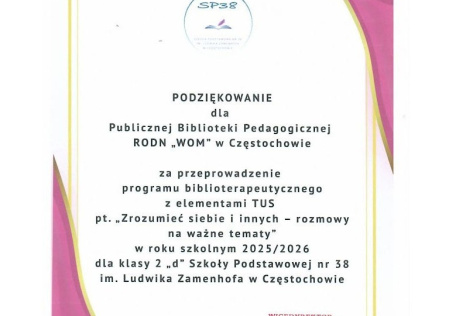 8 Podziękowanie
