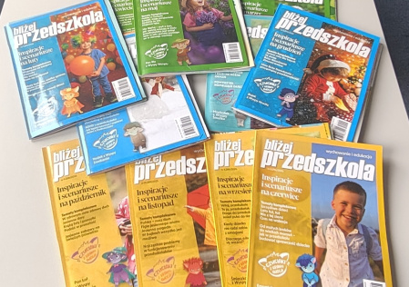 4 Czasopisma "Bliżej Przedszkola" bajkami o Czuciakach
