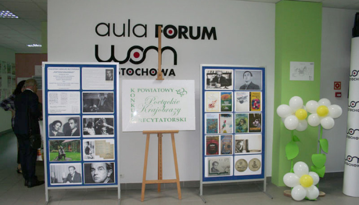 Powiatowy Konkurs Recytatorski Poetyckie Krajobrazy poświęconego poezji Konstantego Ildefonsa Gałczyńskiego