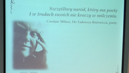 Powiatowy Konkurs Recytatorski „Poetyckie Krajobrazy” poświęcony poezji Czesława Miłosza (2011)