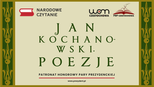 Narodowe Czytanie poezji Jana Kochanowskiego – online