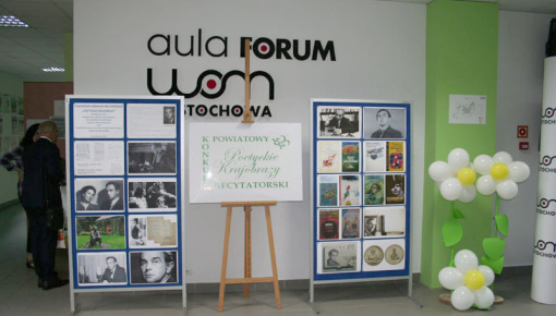 Powiatowy Konkurs Recytatorski Poetyckie Krajobrazy poświęconego poezji Konstantego Ildefonsa Gałczyńskiego