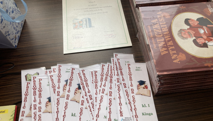 Pasowanie na czytelnika biblioteki - Lelów (2026)