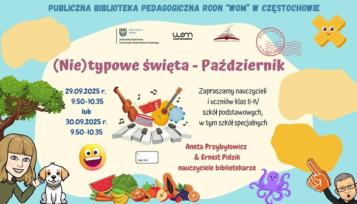 (Nie)typowe święta – PAŹDZIERNIK – zaproszenie na spotkanie online