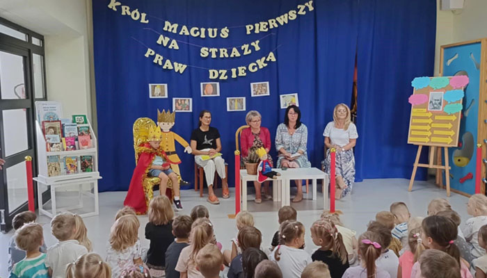 „Król Maciuś Pierwszy na straży praw dziecka” - spotkanie w Miejskim Przedszkolu nr 38 w Częstochowie - relacja