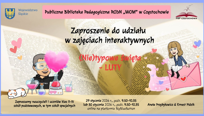 (Nie)typowe święta – LUTY – zaproszenie na spotkanie online