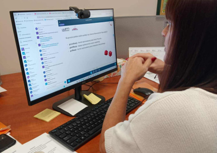 Wideokonferencja Grywalizacja w bibliotece - 2