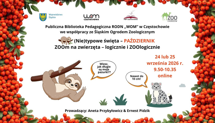 (Nie)typowe święta – PAŹDZIERNIK – ZOOm na zwierzęta – logicznie i ZOOlogicznie