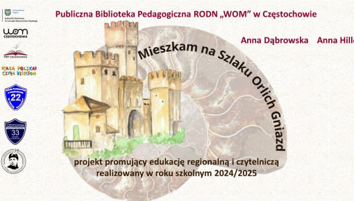 "Mieszkam na Szlaku Orlich Gniazd" – projekt pełen przygód! – relacja