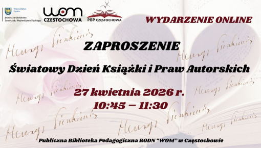 Światowy Dzień Książki i Praw Autorskich