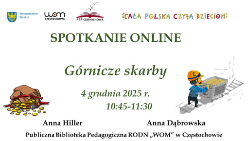 "Górnicze skarby" - zaproszenie do udziału w spotkaniu online