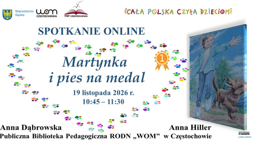 Martynka i pies na medal - spotkanie czytelnicze online