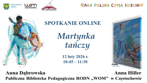 Martynka tańczy - zaproszenie do udziału w spotkaniu online