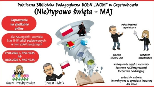 (Nie)typowe święta – MAJ – zaproszenie na spotkanie online