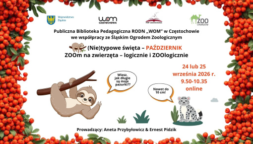 (Nie)typowe święta – PAŹDZIERNIK – ZOOm na zwierzęta – logicznie i ZOOlogicznie