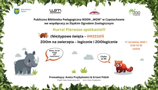 (Nie)typowe święta – WRZESIEŃ – ZOOm na zwierzęta – logicznie i ZOOlogicznie