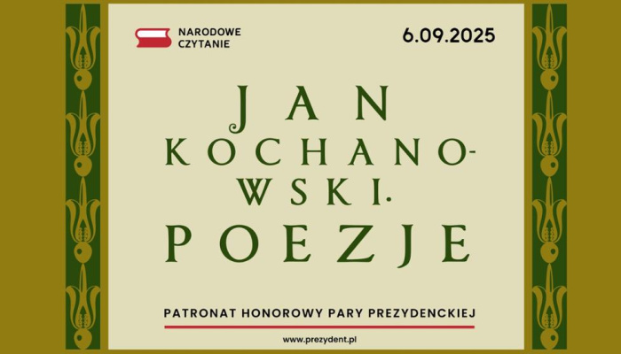 Narodowe Czytanie: Poezja Jana Kochanowskiego – relacja z wydarzenia online