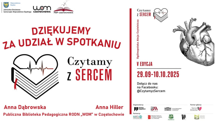 Czytamy z Sercem – relacja ze spotkania czytelniczego online