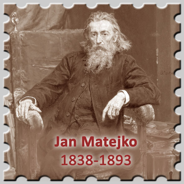 Jan Matejko - znaczek