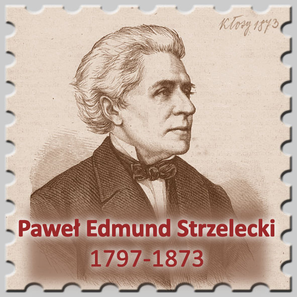 Paweł Edmund Strzelecki - znaczek