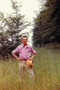 Julian Siemion Siemieński w Toscani, w Italii, 1972 r.